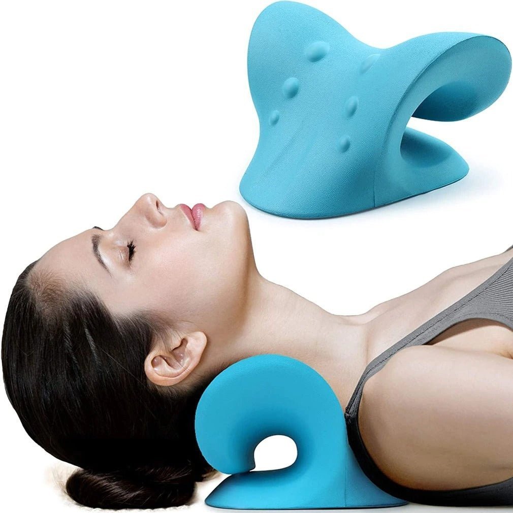 Cervical Neck Traction Pillow- For Neck Pain Relief