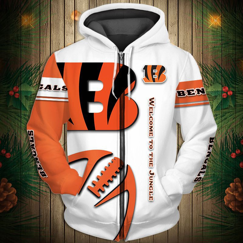 CINCINNATI BENGALS 2022 NEW 3D GRAPHIC HOODIE