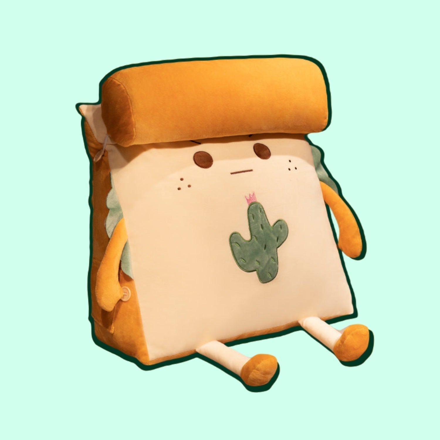 Cute Toast Bread Mochi Plush Pillow