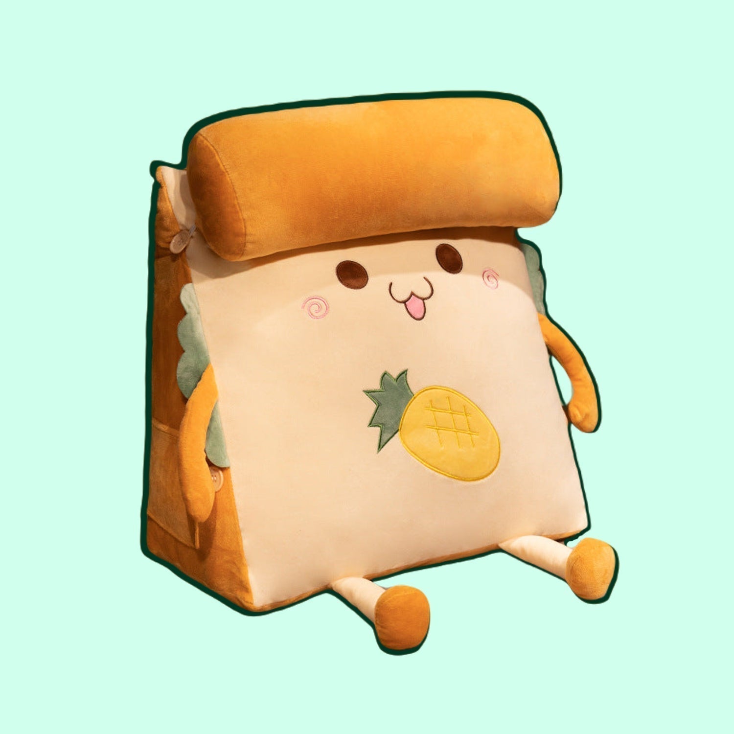 Cute Toast Bread Mochi Plush Pillow