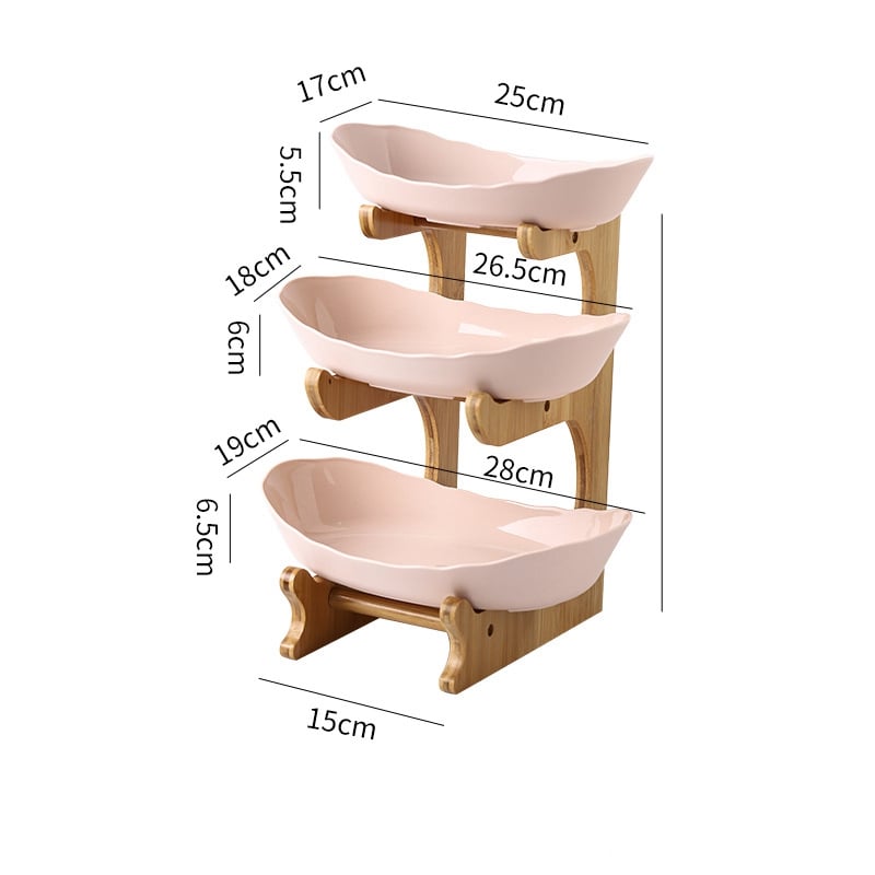 Dailysmilezone Creative Modern Multi-layer Fruit Plate