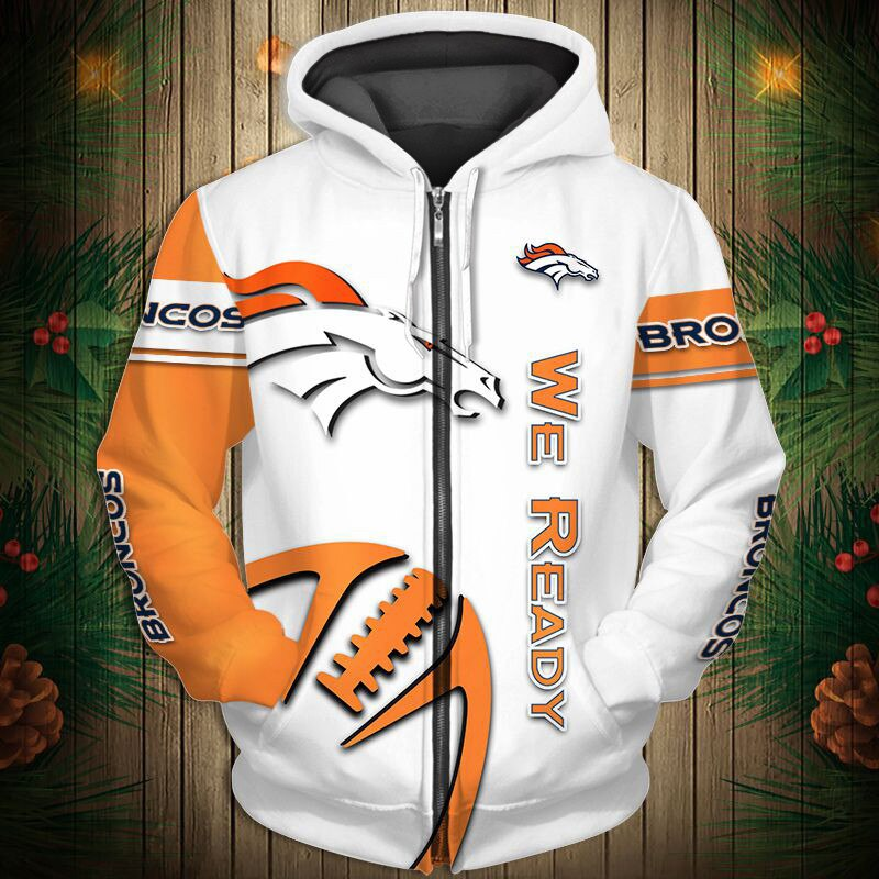 DENVER BRONCOS 2022 NEW 3D GRAPHIC HOODIE