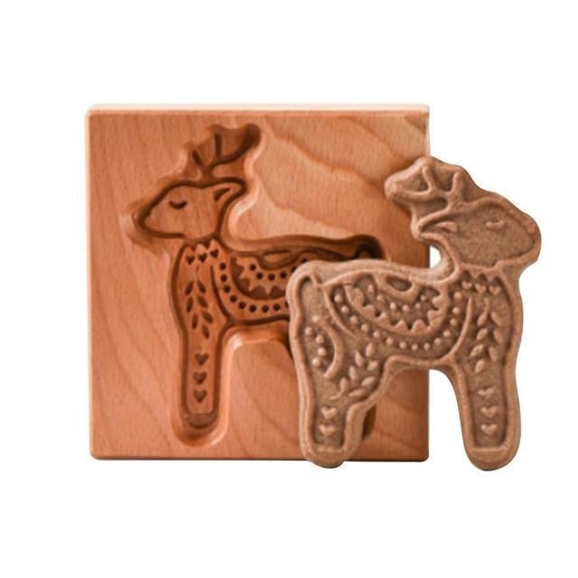 (Early Christmas Sale- 49% OFF)Wood patterned Cookie cutter - Embossing Mold For Cookies