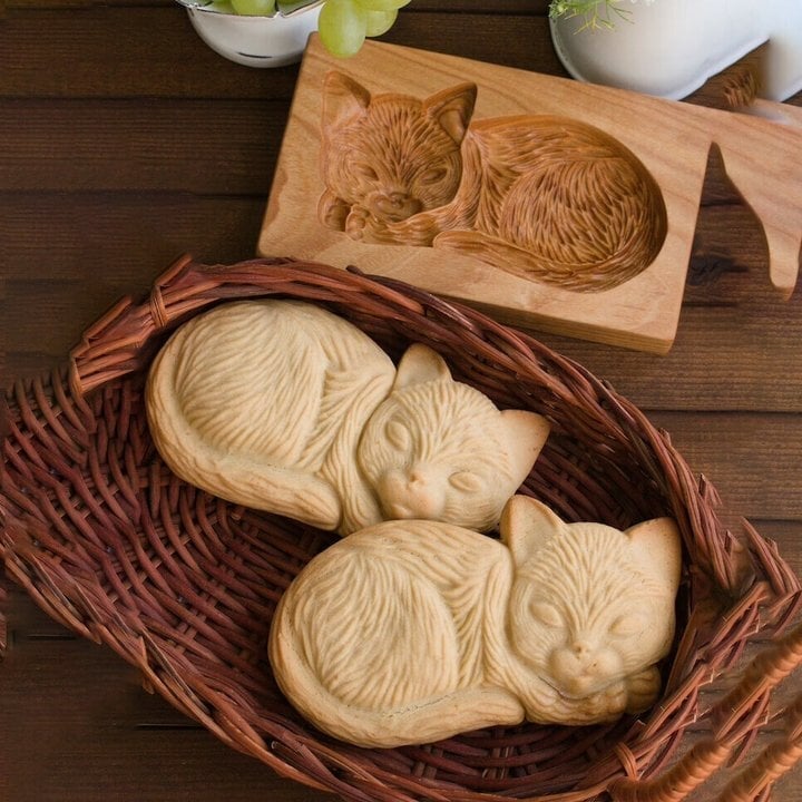 Errlips (Early Christmas Sale- 49% OFF)Wood patterned Cookie cutter - Embossing Mold For Cookies