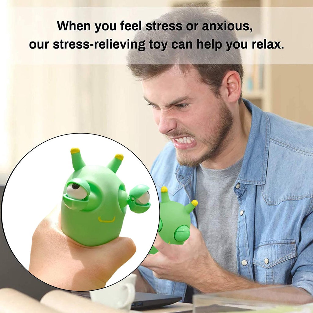 Funny Grass Worm Pinch Toy