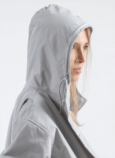 Hedymolly Waterproof Oversized Hooded Windbreaker Rain Jacket