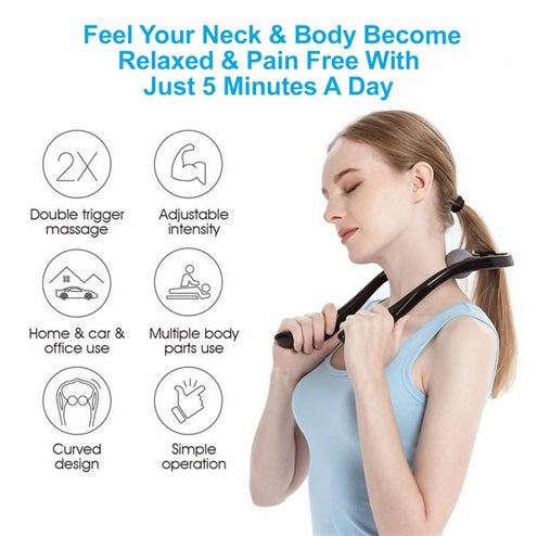 [Hot sale 50% off]Dual Pressure Point Neck Massager
