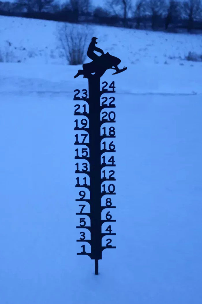 Iron Art Snow Gauge