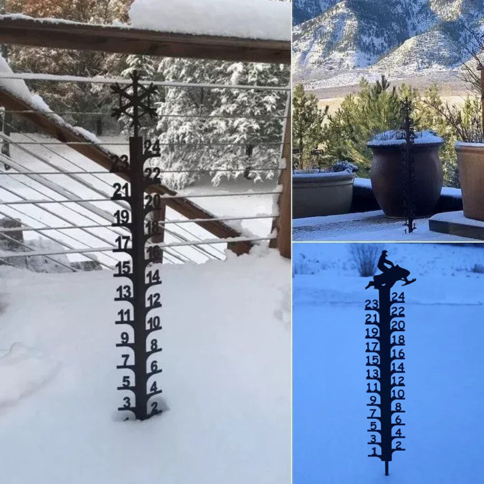 Iron Art Snow Gauge