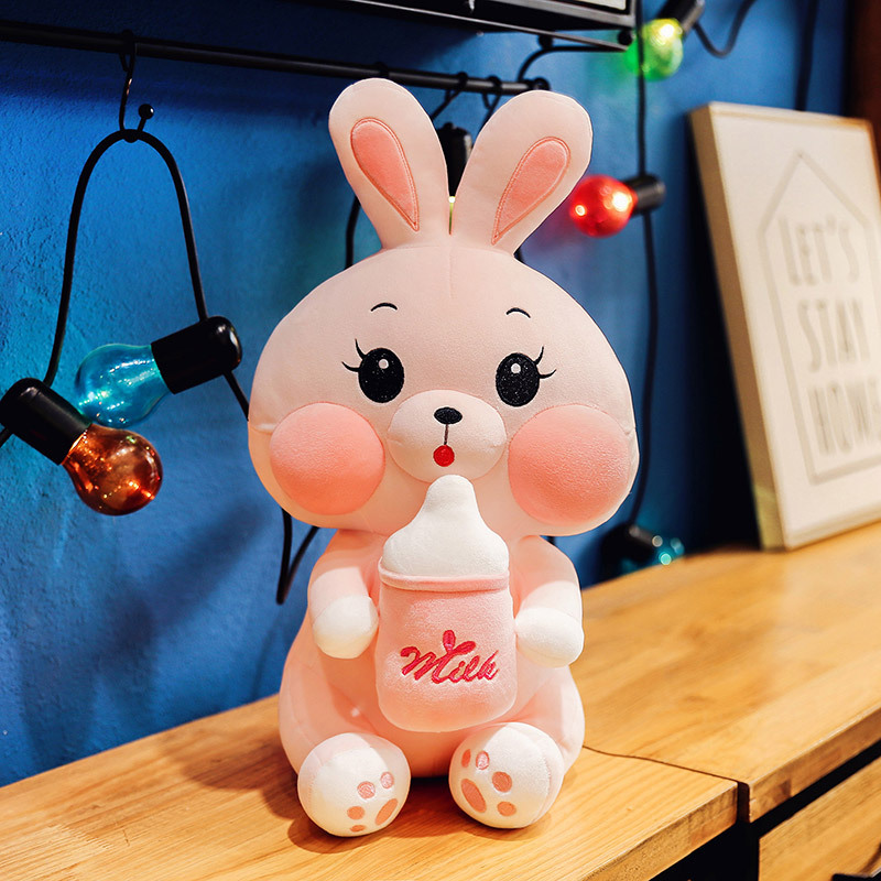 Kawaii Pink Bottle Rabbit