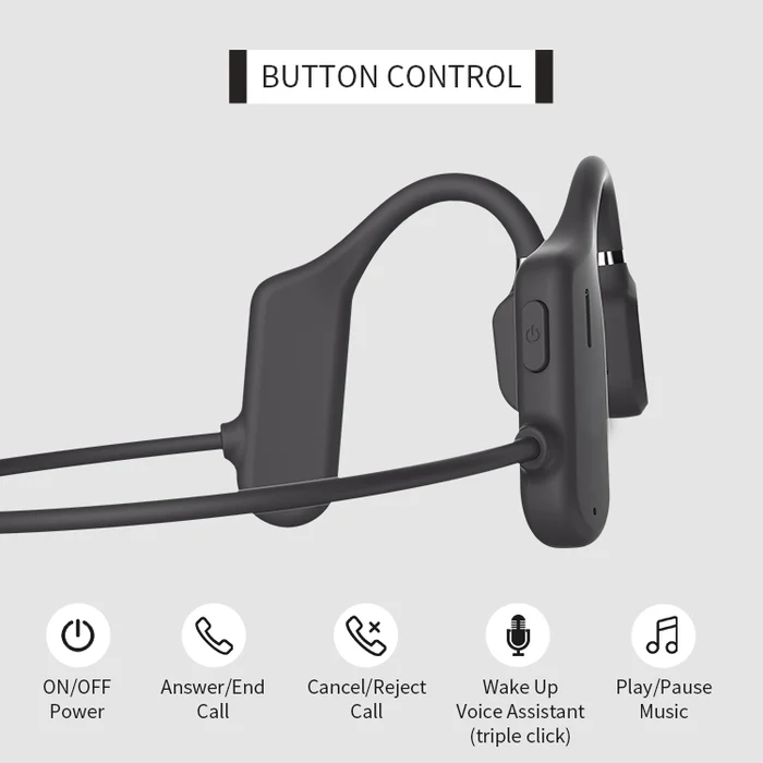 LAST DAY 70% OFF - Bone Conduction Headphones - Bluetooth Wireless Headset