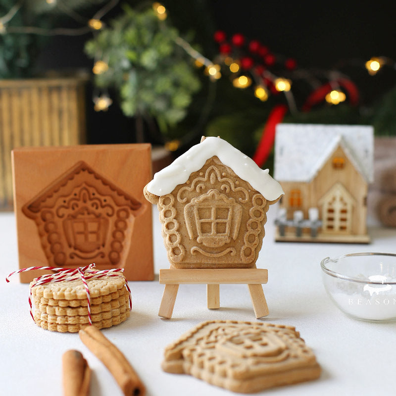 Last Day Special SalePremium Hand Carved Wooden Embossing Mold For DIY Cookies