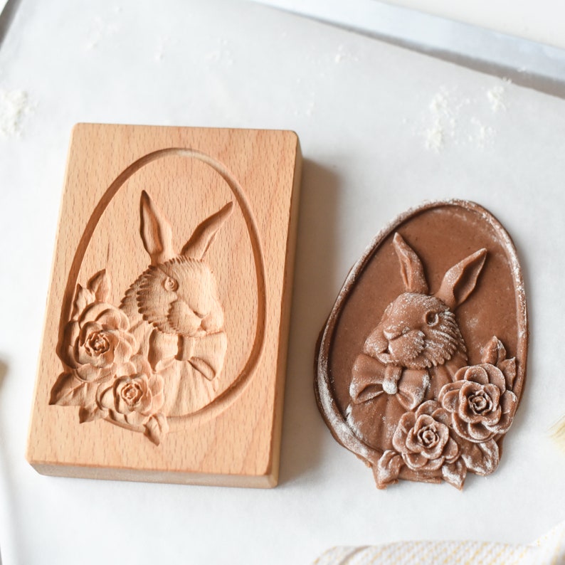 Last Day Special SalePremium Hand Carved Wooden Embossing Mold For DIY Cookies