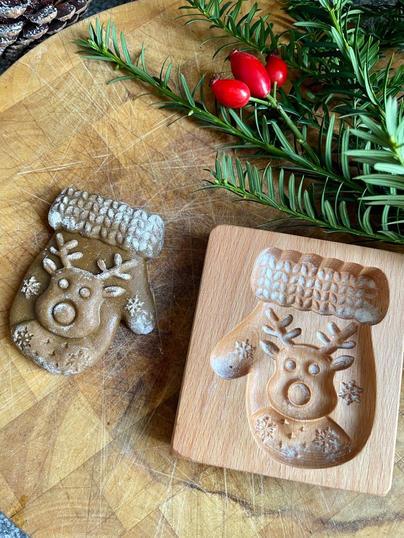 Last Day Special SalePremium Hand Carved Wooden Embossing Mold For DIY Cookies