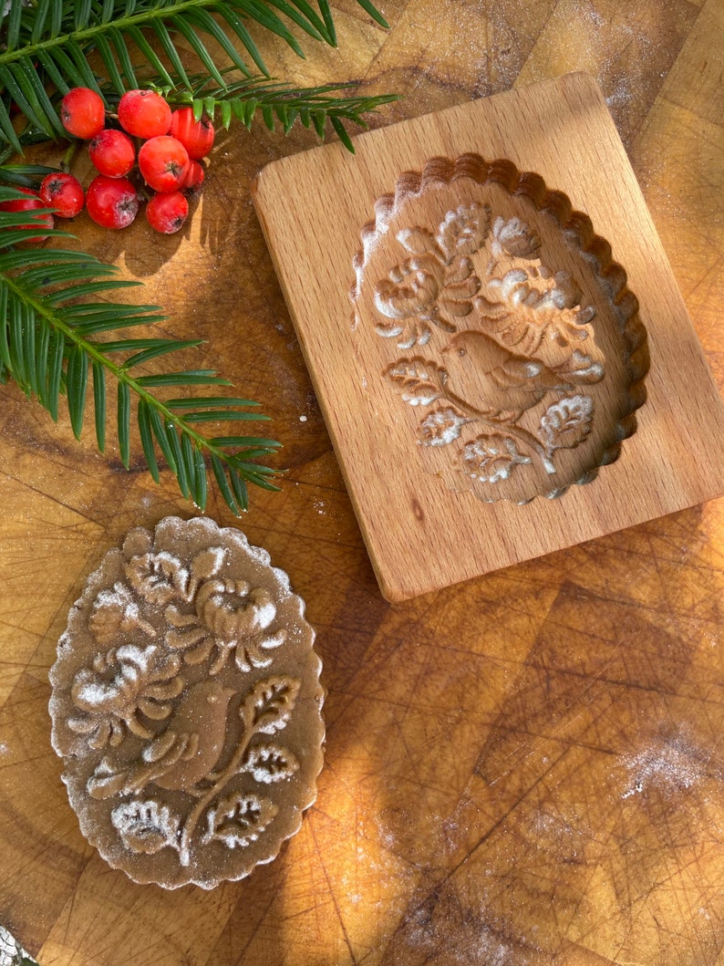 Last Day Special SalePremium Hand Carved Wooden Embossing Mold For DIY Cookies