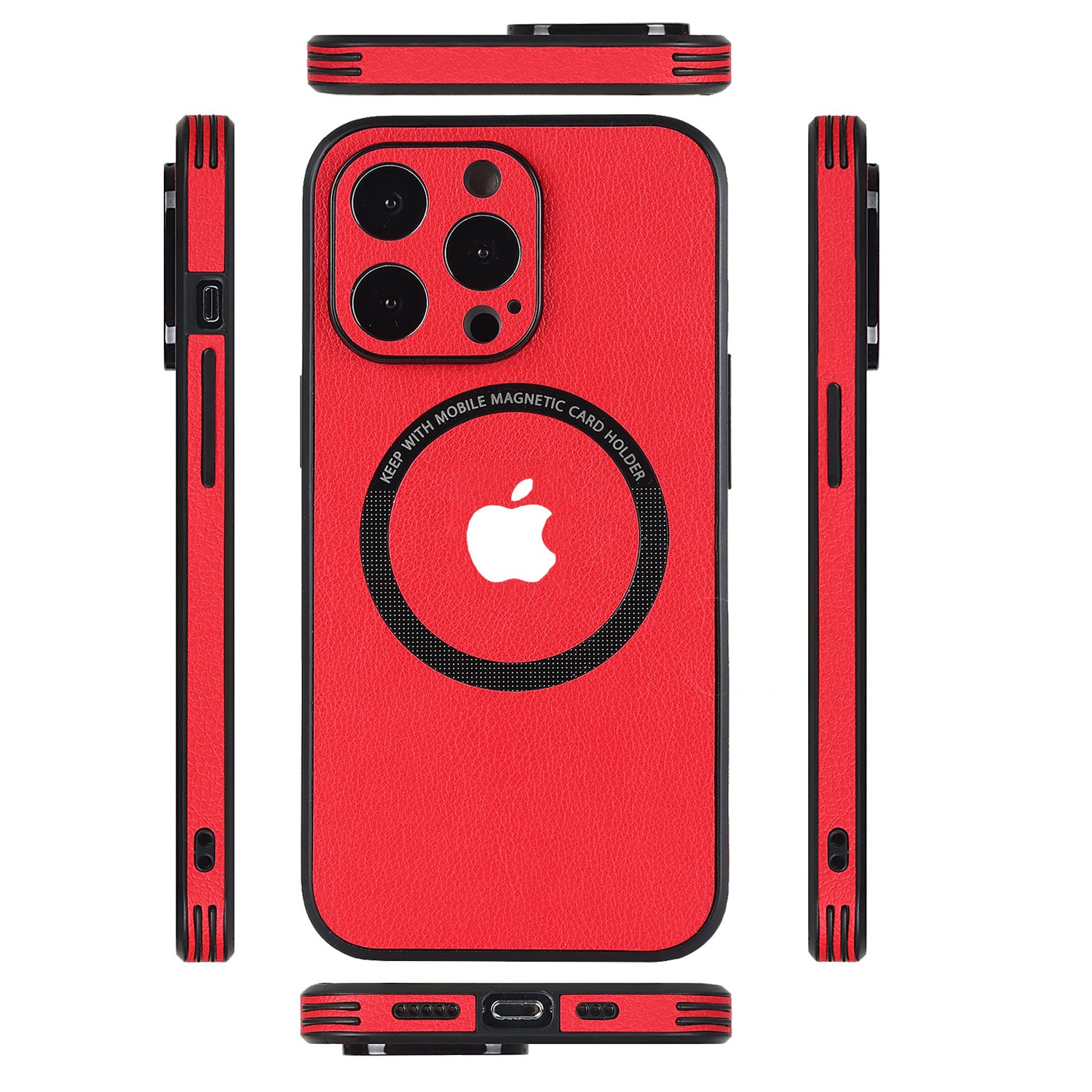 Magnetic Suction Pattern Case Cover For iPhone