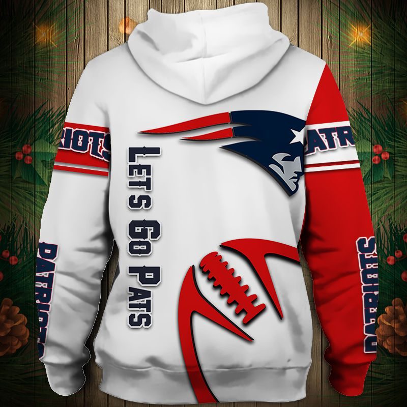 NEW ENGLAND PATRIOTS 2022 NEW 3D GRAPHIC HOODIE