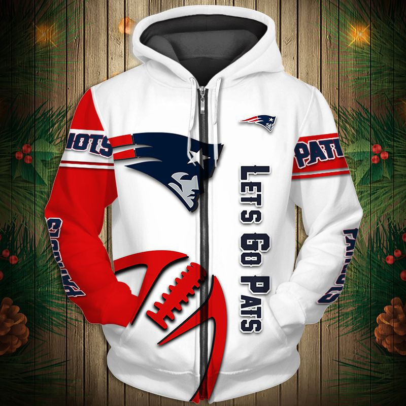 NEW ENGLAND PATRIOTS 2022 NEW 3D GRAPHIC HOODIE