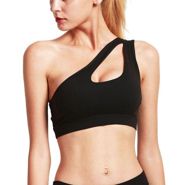 One Shoulder Sports Bra