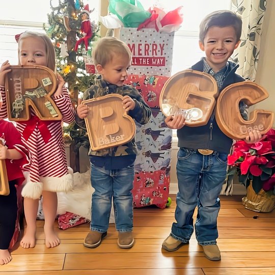 Piggy Bank-Wood Gift For Kids