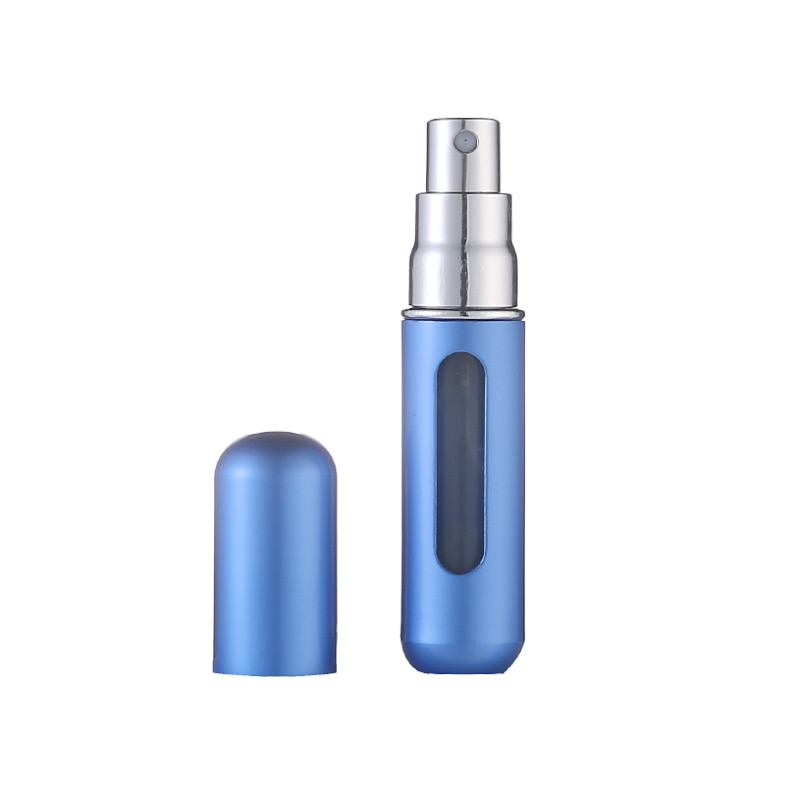 Premium Blue - 5ml Portable Mini Refillable Perfume Bottle - Travel Spray Atomizer Bottle