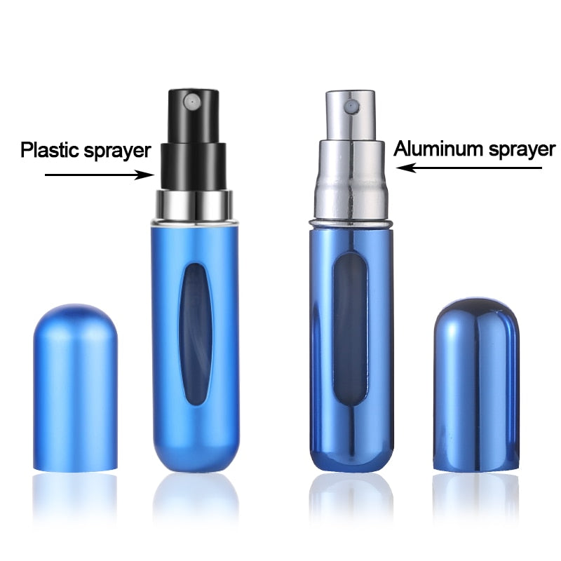 Premium Gold - 5ml Portable Mini Refillable Perfume Bottle - Travel Spray Atomizer Bottle