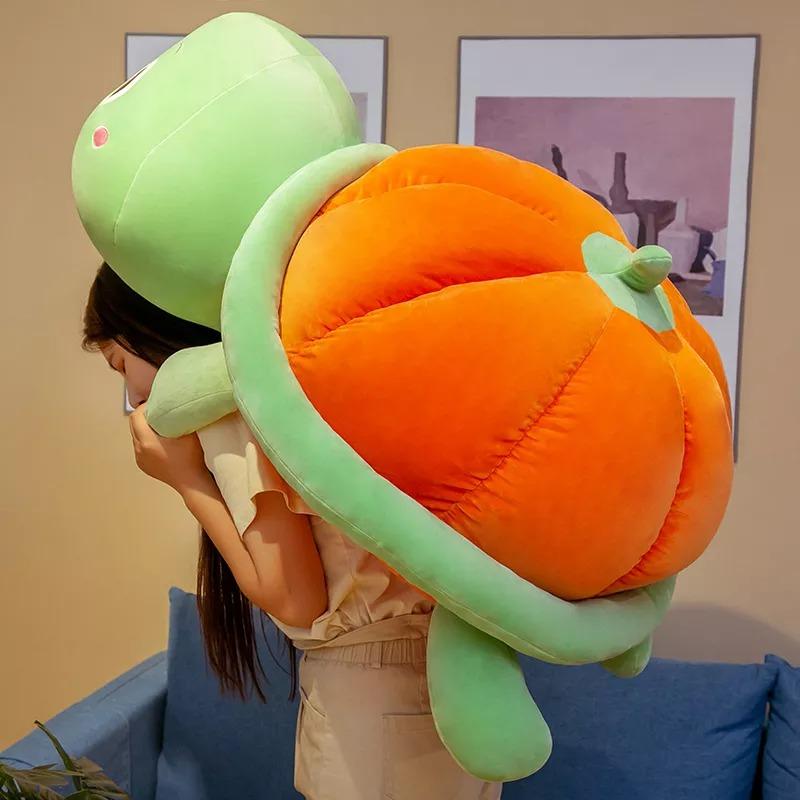 Pumpkin Shell Turtle Plush Toy