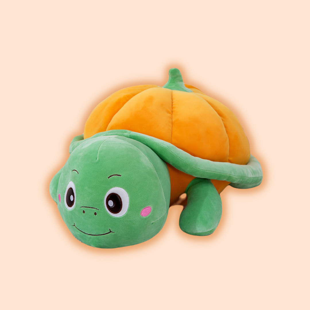 Pumpkin Shell Turtle Plush Toy