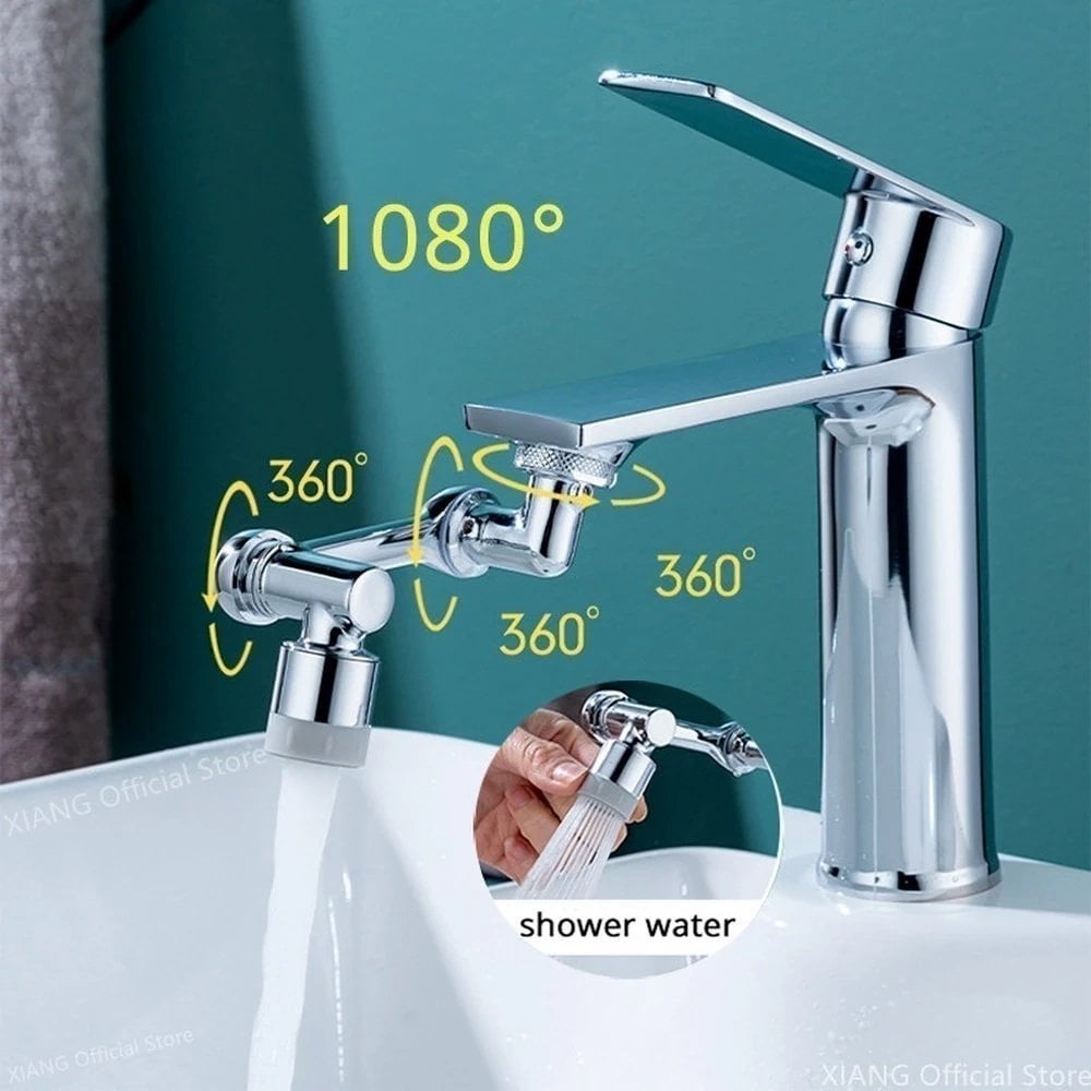 Rotating 1080° robotic arm faucet (universal model)