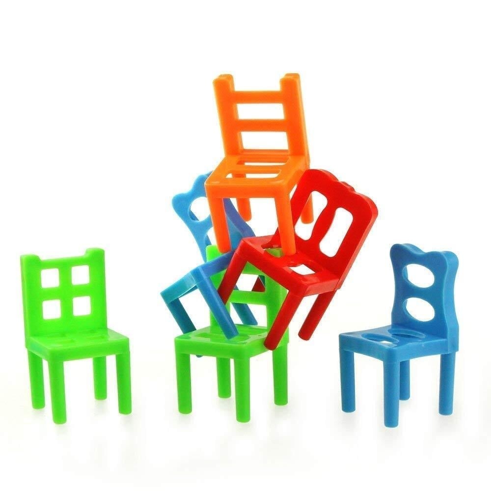 Sailorwholesale Chairs Stacking Tower Balancing Game