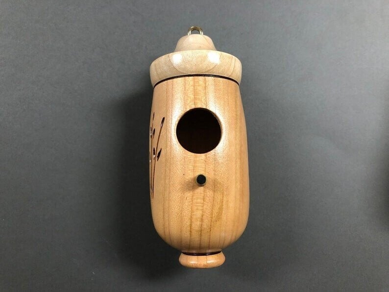 Shinemars Wooden Hummingbird House-Gift for Nature Lovers