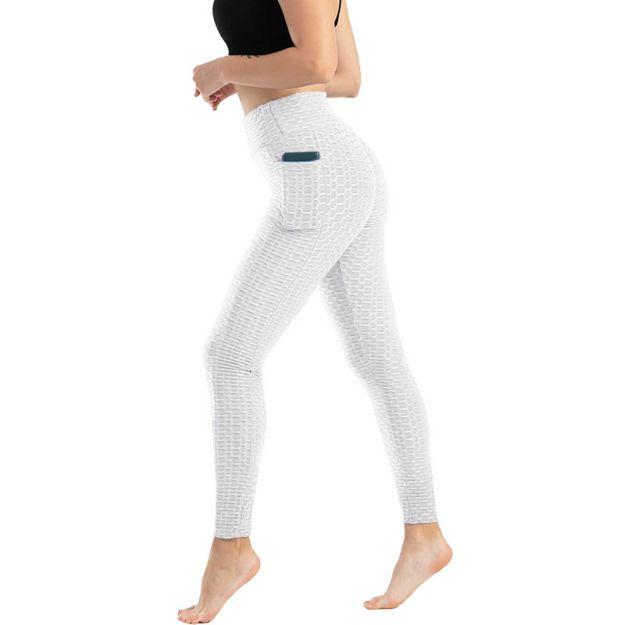 Slide Leggings Booty Lifting Leggings with Pockets