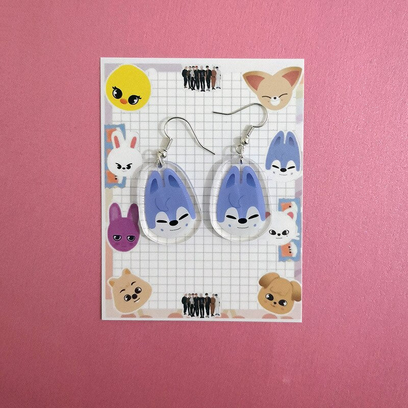 Stray Kids SKZOO Acrylic Earrings