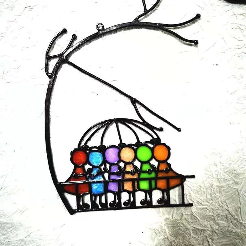 Suncatcher Stained Glass Art Window Hangings