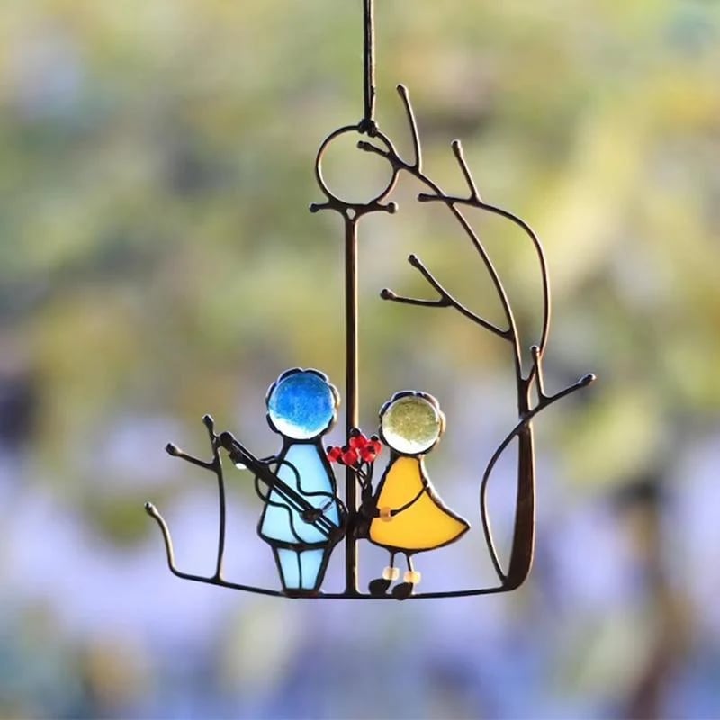 Suncatcher Stained Glass Art Window Hangings