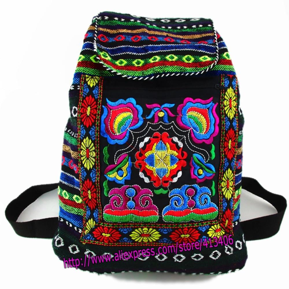 Tribal Ethnic Bohemian Embroidered Backpack