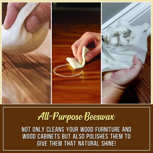 Wood Seasoning Beeswax, Polish for Furniture