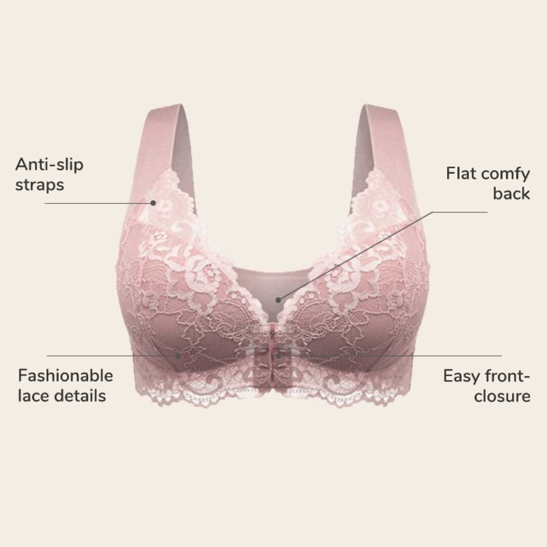 WOUKORE FRONT CLOSURE 5D SHAPING PUSH UP BRA – SEAMLESS, BEAUTY BACK, COMFY