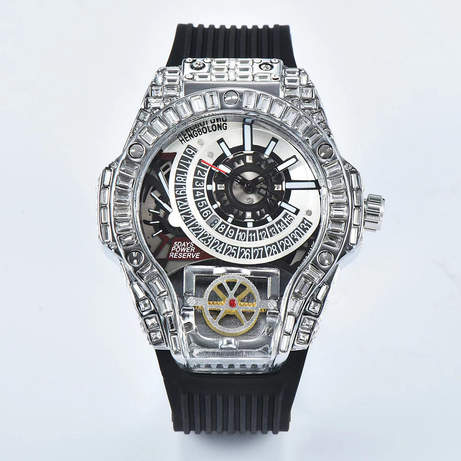 Bi-Axis Tourbillon Wristwatch - Waterproof Mechanical Movement Watch