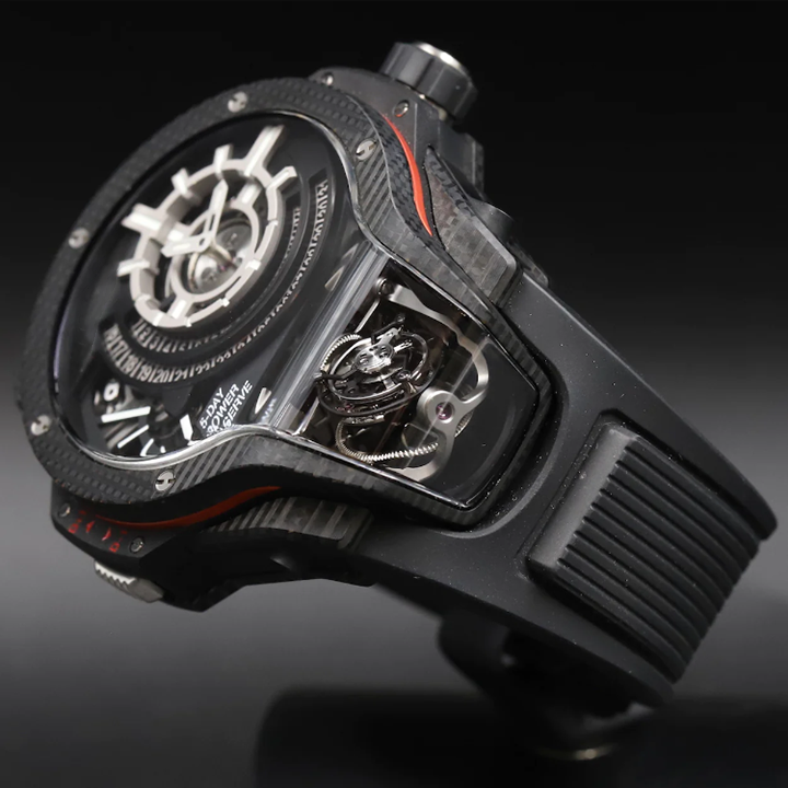 Bi-Axis Tourbillon Wristwatch - Waterproof Mechanical Movement Watch