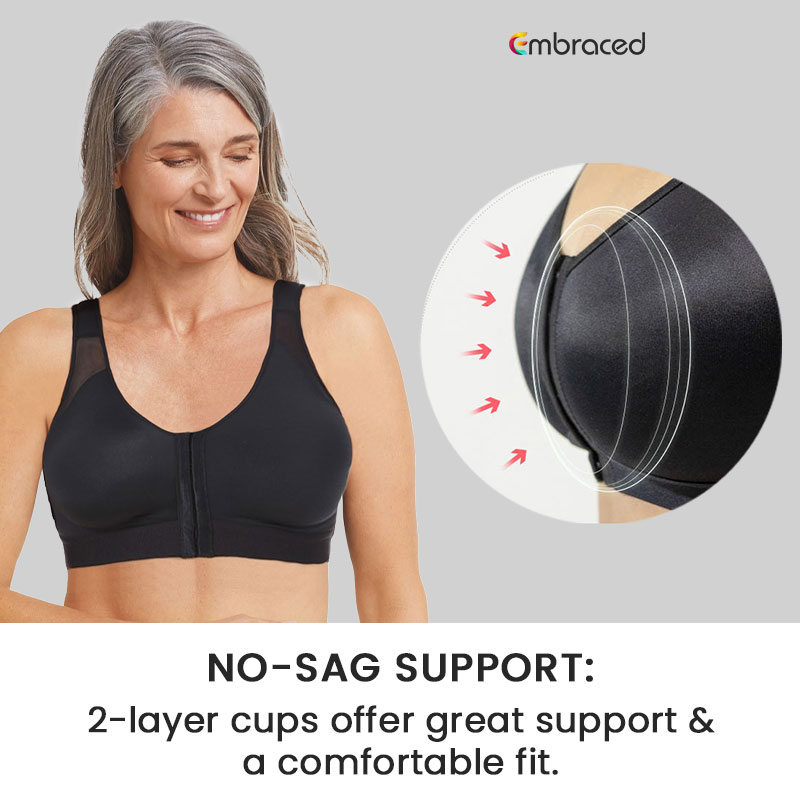 Embraced - Adjustable Front Hook Posture Support Bra