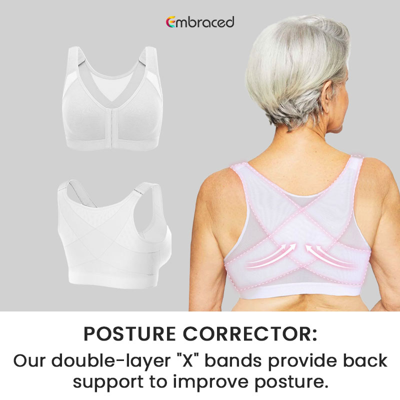 Embraced - Adjustable Front Hook Posture Support Bra