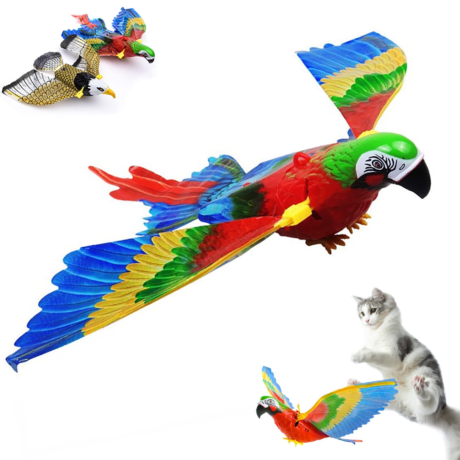 LAST DAY 49% OFF- Simulation Bird Interactive Cat Toy for Indoor Cats