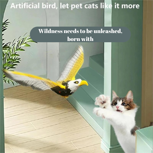 LAST DAY 49% OFF- Simulation Bird Interactive Cat Toy for Indoor Cats