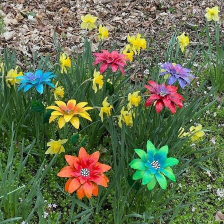 Last Day Special Sale 70% OFF - Metal Flowers Garden Stakes