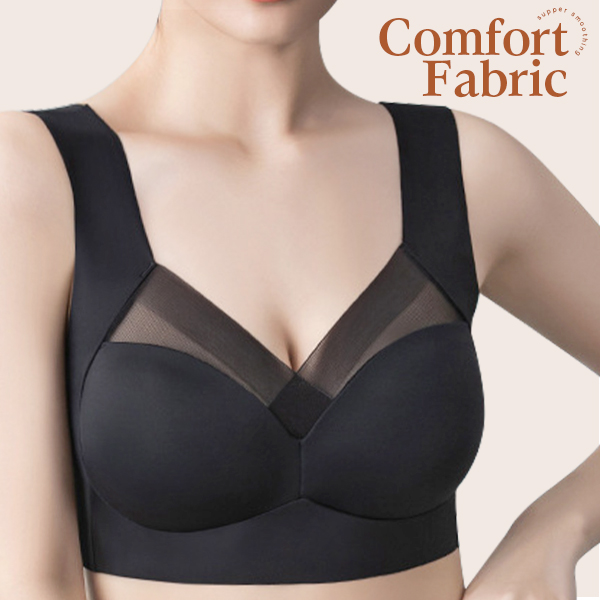 Truekind Comfort Wirefree Bra Fits DD+