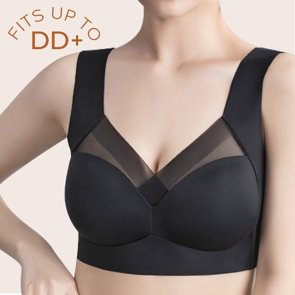 Truekind Comfort Wirefree Bra Fits DD+