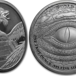 1 oz Silver Round Dragons