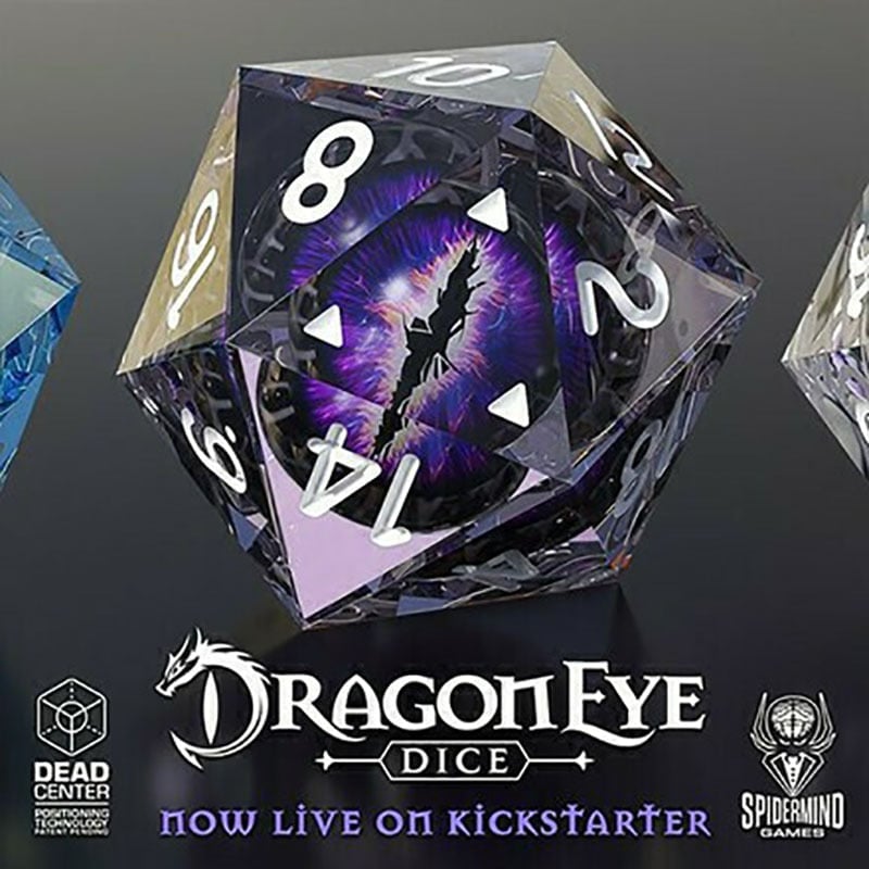 48% OFF - Lifelike Green Dragon Eye Dice Set