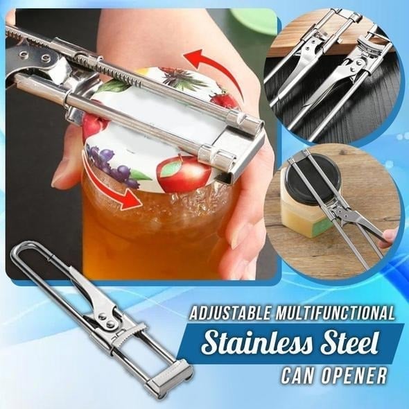 49% OFF – Adjustable Multifunctional Stainless Steel Can Opener